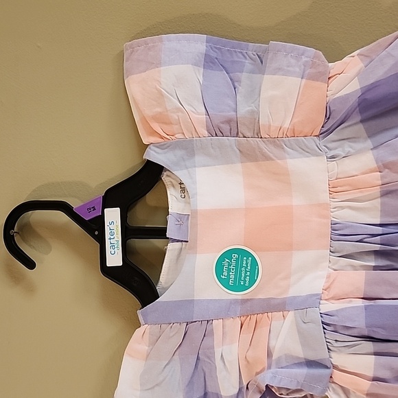 Carter's Child of Mine Baby Girl Dress, 2-Piece Set, 12 months - Picture 5 of 14